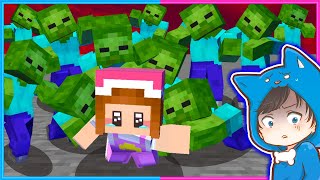 ゾンビだらけの島で５日間サバイバルするマインクラフト!!🧟‍♀️😱💨【 マイクラ / まいくら 】