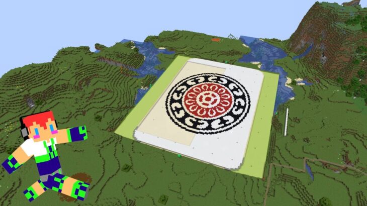 【マイクラ】地図で麻雀牌【ピンズ全部作るまで】終われません