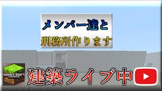 【マインクラフトwiiu】 建築ライブ　 刑務所作ります！