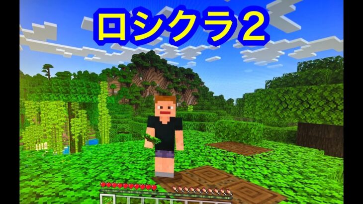 【マインクラフト】難破船マイホーム生活終了！巨大な穴アメジストドーム発見！0ポイントに帰省！の回。【ロシクラ】ロシクラ２#5  ＃マイクラ