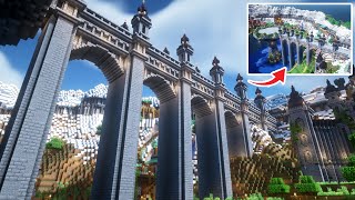 【マイクラ建築】カルデラに巨大な橋を作る。【真クラ】#18