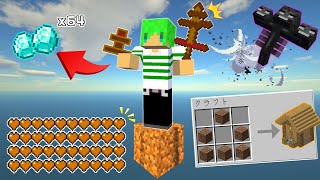 【マインクラフト】1マスでも土から『最強のアイテム』が作れる自作MODがあれば余裕でエンドラ倒せんじゃね？