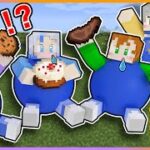 3人が激太りしてしまった！？最強ダイエットで瘦せようとした結果！？🍰🍞🍔【 マイクラ / まいくら / Minecraft 】