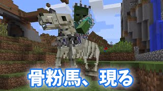 魔法と化け物の世界。#7 骨粉ライダー☆(ちょっと武器強すぎましたね)【Minecraft】【ゆっくり実況】