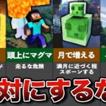 マイクラの危険すぎる行為9選【ゆっくり解説】