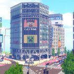 【Minecraft】マイクラで渋谷の街を作ってみるよ part5　Create the city of Shibuya with Minecraft【MiniaTuria MOD】