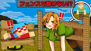 【マイクラ】身動きがとれない世界で女の子たちとガチャPVPしたらとんでもなかった