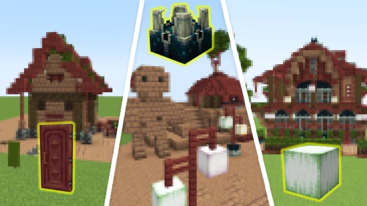 【マイクラ】1.19で追加されたブロックだけで建築バトル【マインクラフト】