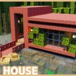 【マインクラフト】1.19追加/モダンなカエルの家の作り方【マイクラ建築講座/Minecraft】