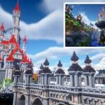 【マイクラ建築】カルデラに巨大な城を作る。【真クラ】#20