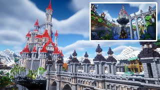 【マイクラ建築】カルデラに巨大な城を作る。【真クラ】#20