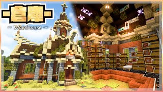 【マイクラ】使いやすくておしゃれな倉庫を作ります |らなクラⅢ #6【マインクラフト 実況】