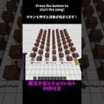 How to make “PinocchioP – Magical Girl and Chocolate”【Minecraft】#Shorts