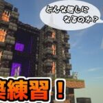 【Minecraft】建築の練習するます！！～大型建築-ゴシックを学ぼう-～【生放送】【マイクラ】