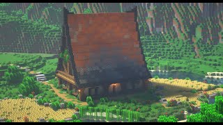 【Minecraft】ちょっとオシャレなサバイバルハウス　マインクラフト建築