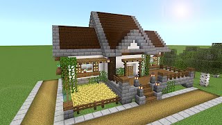 【マイクラ建築】なんとなく作った家がおしゃれハウスになったので公開します-Minecraft build-
