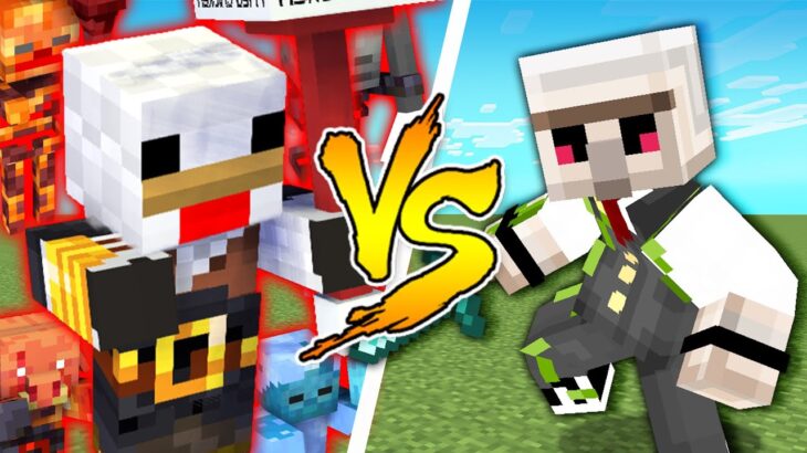 【マイクラ】マイクラ最強の男 VS 魔改造モンスター軍団