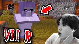 【マイクラ】都市伝説の村人Vll rが怖すぎる…