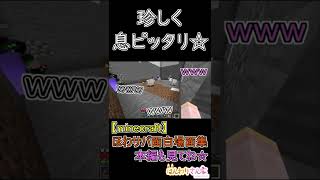 【minecraft】ほわサバ面白場面集☆リスナーさんからの主イジリに対しての返答がまさかの息ピッタリｗ #shorts