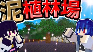 🍁【マイクラ】泥を使った植林場で楽々快木材集め！🌲ニートサバイバルpart8【ゆっくり実況】【マインクラフト】【まいくら】