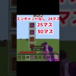 落下軽減のエンチャントをつけると何マス耐えるの？【マイクラ】#shorts #マインクラフト