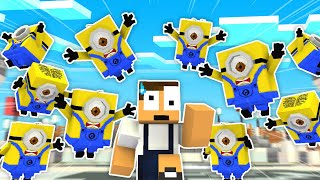 大量のミニオンが襲ってきた！？急いで逃げろ！『ミニオンからの脱出』【まいくら・マインクラフト】