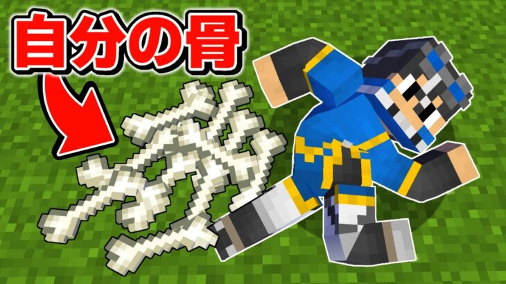 全身の骨がなくなったマインクラフト！？【マイクラ / まいくら】