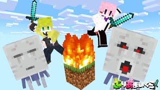 【マイクラ】1ブロックしかないマインクラフト生活で大炎上🤯【まいくら/マインクラフト】