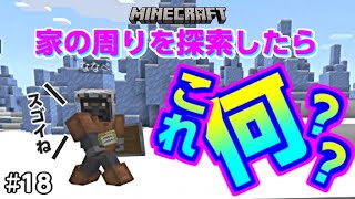 【マインクラフト】家の周りを探索したら…これ何？！#18