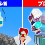 3000万再生された『マイクラ初心者とプロの違い』動画まとめ【マインクラフト】