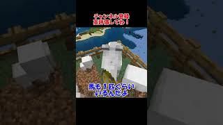 フェンス壊しちゃった　4歳が作る建築【マインクラフト】　マイクラ　Minecraft #Shorts