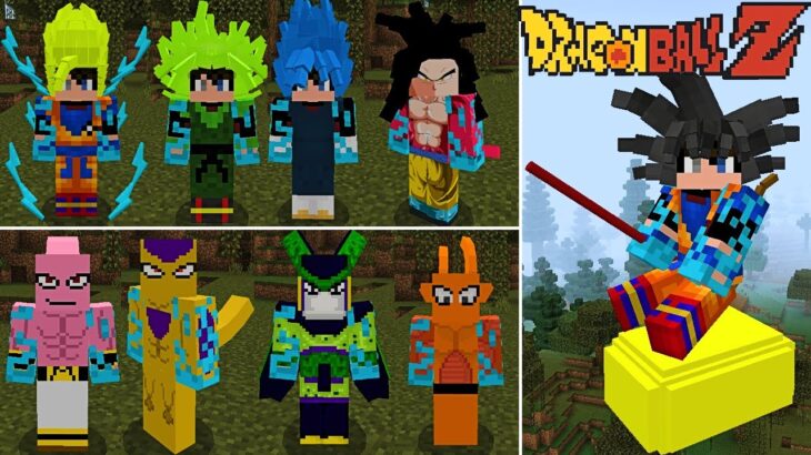 Addon de DRAGON BALL para Minecraft PE || Dragon Ball Mod Minecraft Pe