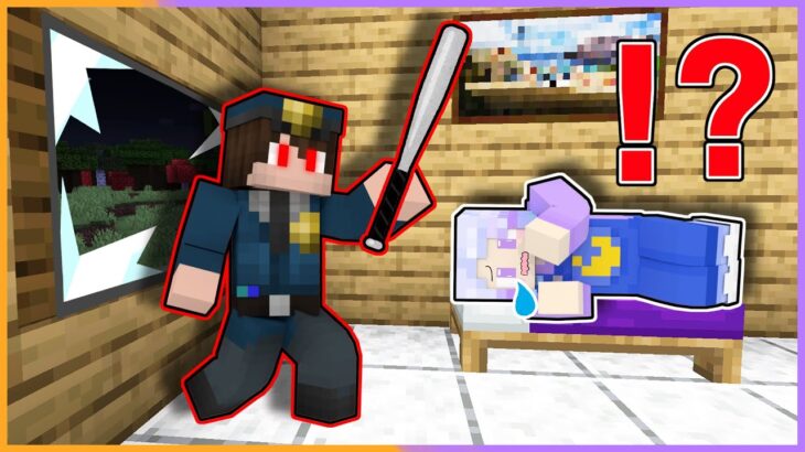 ニセモノの警察官が家に来た！？騙されずに捕まえようとした結果！？【 マイクラ / まいくら / Minecraft 】【都市伝説】