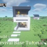 Minecraft 建築：用數字5來蓋一座生存基地！│How to build a survival base tutorial#35【秘密himitsu】│마인크래프트 건축│マイクラ建築│我的世界
