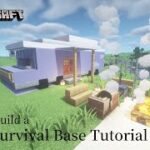 Minecraft 建築：把露營車當做生存基地吧！│How to build a survival base tutorial#31【秘密himitsu】│마인크래프트 건축│マイクラ建築│我的世界