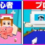 初心者とプロが作る『クレーンゲーム』の違い！【 男女クラフト 】【 マイクラ / Minecraft 】#Shorts