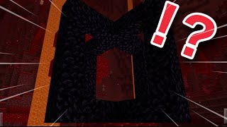 マイクラ　どっちのネザーゲートが開く？　Minecraft #shorts #まいくら #コンソメ
