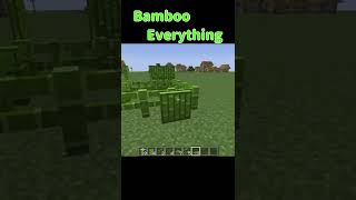 【Minecraft】竹の装飾ブロックがつくれる！！装飾MOD『Bamboo Everything』の紹介！【MOD紹介】#shorts
