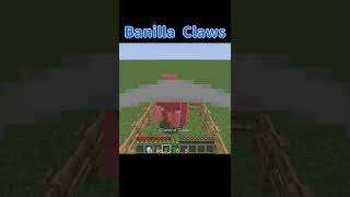 【Minecraft】攻撃速度が超早い！！他にもちょっとした機能がある武器を追加するMOD『Banilla Claws』を紹介【MOD紹介】#shorts