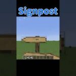 【Minecraft】見た目が良い看板を追加！！装飾用MOD『Signpost』の紹介！【MOD紹介】#shorts