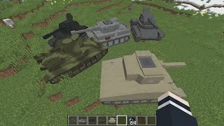 【Minecraft】マインクラフトに戦車が！！『Trajan’s Tanks』の紹介！【MOD紹介】