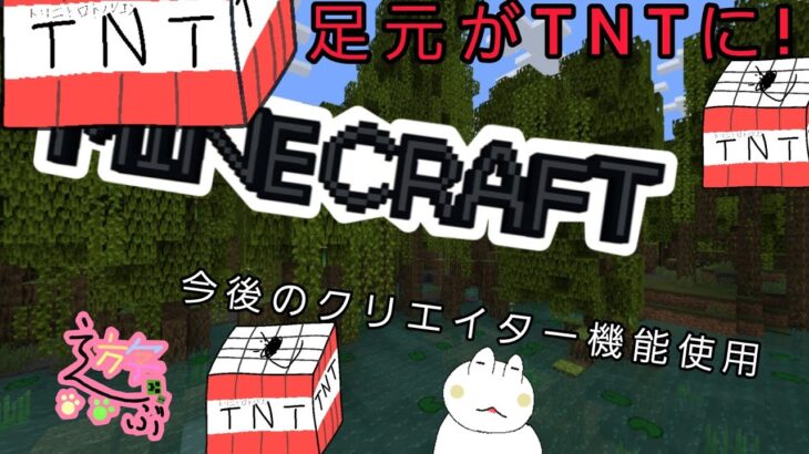 コマンドで遊ぶマイクラ~足元がTNTになる世界~後編【マイクラ】