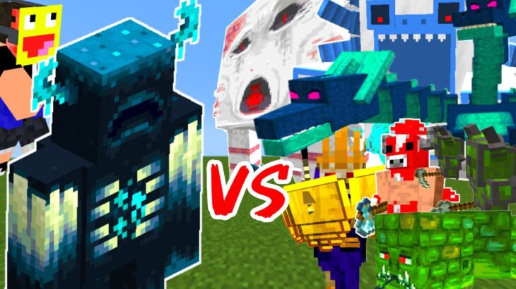 【マイクラ】ウォーデンVS黄昏の森の全てのボス 戦わせてみた!- マインクラフト【Minecraft】