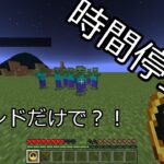 #minecraft 【マインクラフト】【コマンド】コマンドで時間停止！