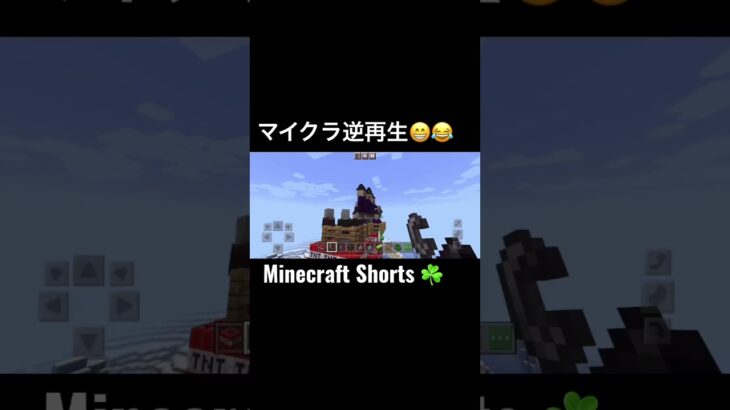 #minecraftshorts(マイクラ逆再生)😁😂#shorts