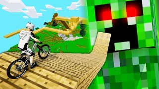 ヤバすぎるマイクラの坂をマウンテンバイクで下りた結果