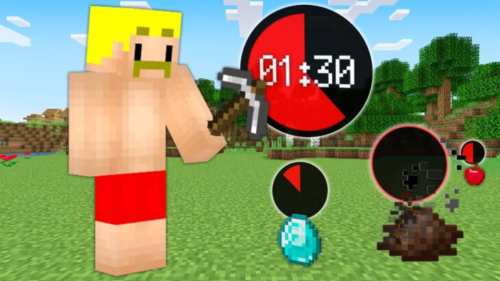 【マイクラ】アイテムに期限がある世界でサバイバル！