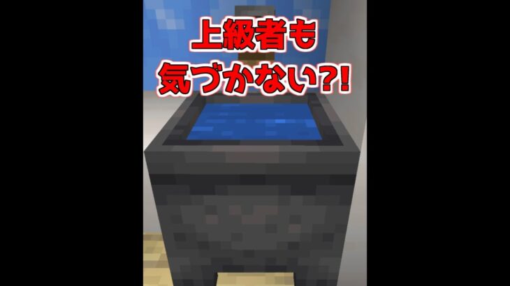 上級者も知らない大釜の隠し装置【マイクラ】【Minecraft】