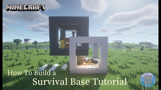 Minecraft 建築：像是藝術品一樣的生存基地！│How to build a survival base tutorial#38【秘密himitsu】│마인크래프트 건축│マイクラ建築│我的世界