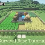 Minecraft 建築：在野外也能蓋生存基地！│How to build a survival base tutorial#39【秘密himitsu】│마인크래프트 건축│マイクラ建築│我的世界